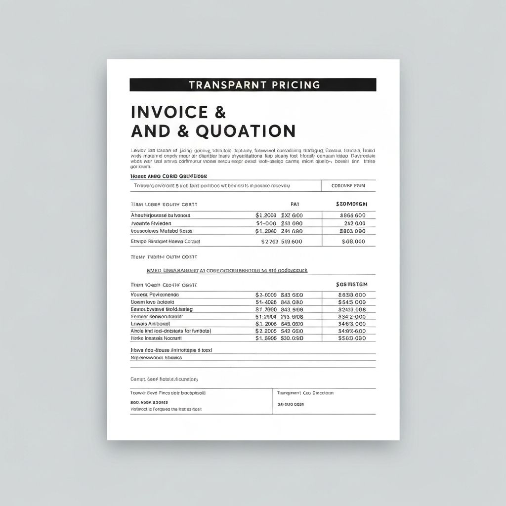 Transparent Pricing